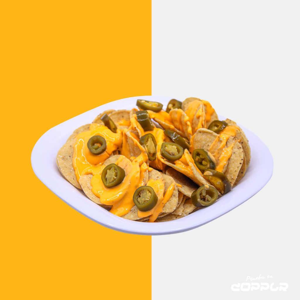 Nachos con queso